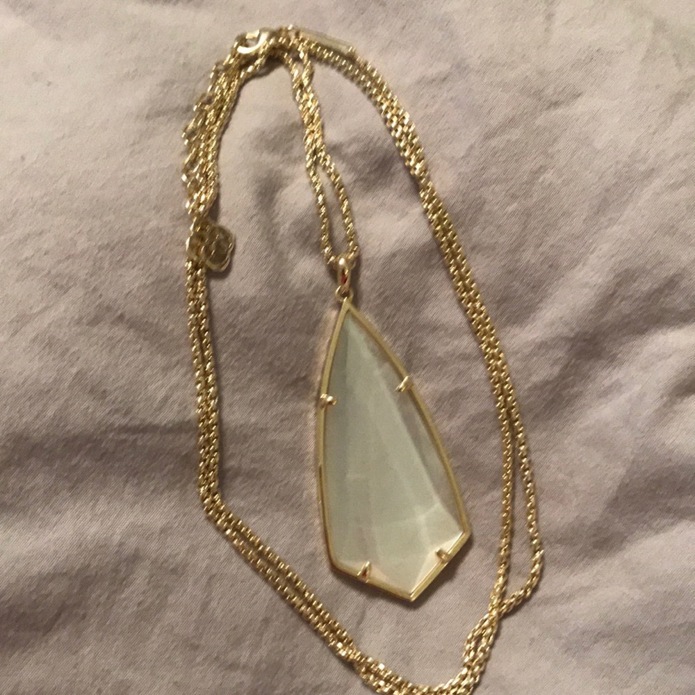 Kendra Scott Long Gold Carole Necklace